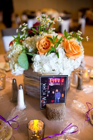 Michelle and Mike Travel Destination Table Numbers