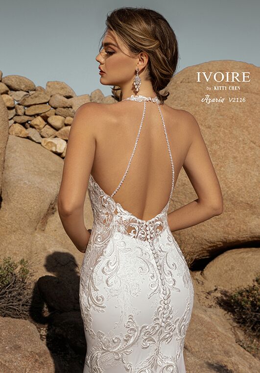 IVOIRE by KITTY CHEN AZARIA,V2116 Sheath Wedding Dress - 2