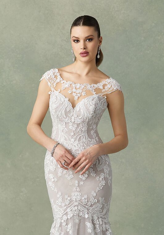 Justin Alexander Fabiana Fit-and-Flare Wedding Dress - 2