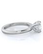 With Clarity Classic Princess, Asscher, Cushion, Emerald, Marquise, Pear, Radiant, Round, Oval Cut Engagement Ring - thumbnail - 2
