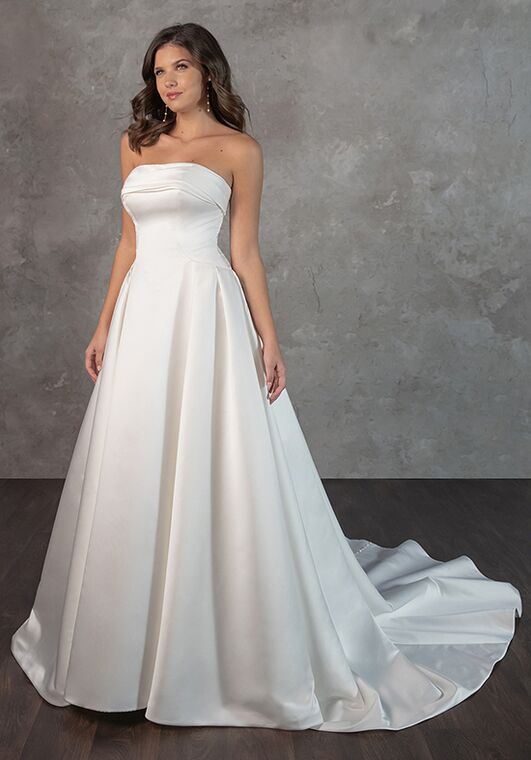 Essense of Australia D4304 Ball Gown Wedding Dress - 2