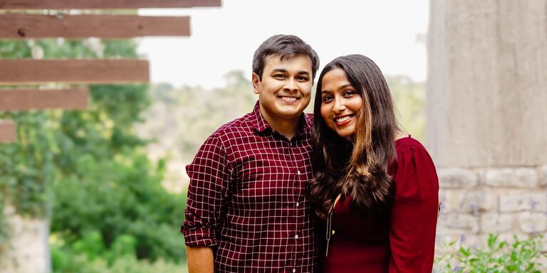 Nayanika & Chandradip Home Page Banner