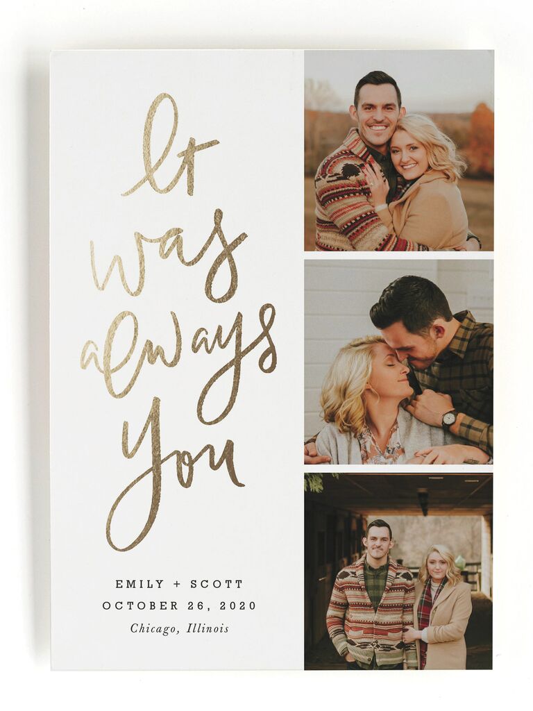 It Was Always You save-the-dates,