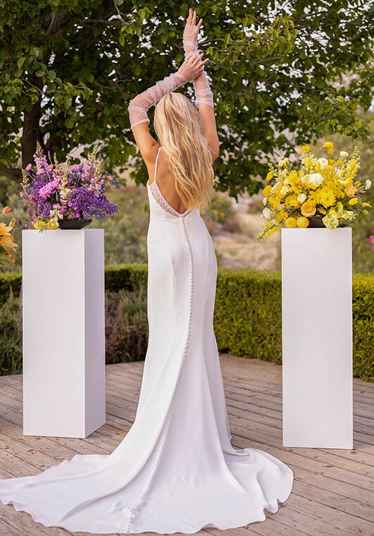Stella York 7831 Column Wedding Dress - 2
