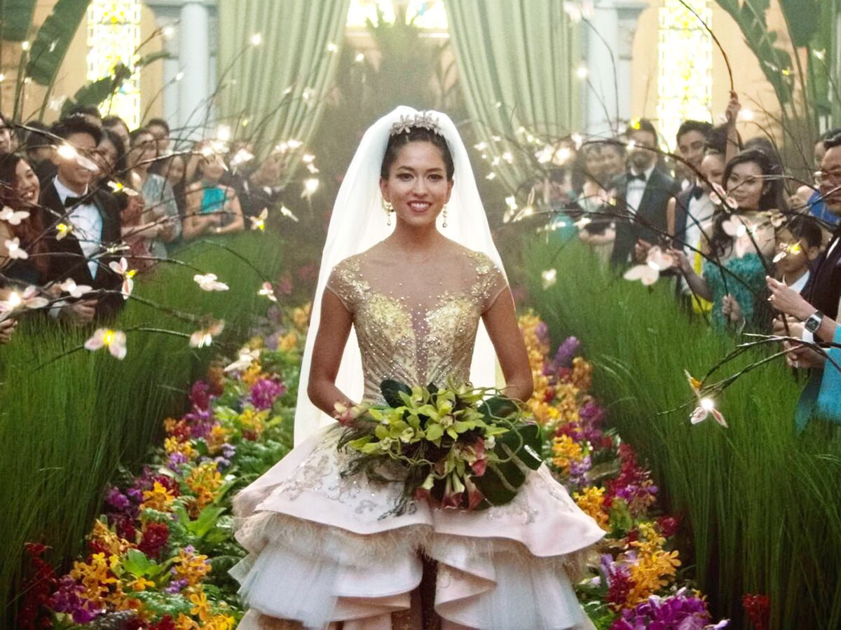 crazy rich asian wedding dress