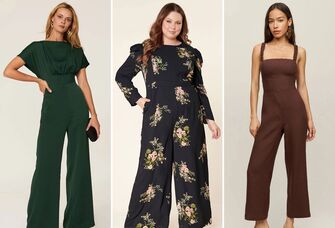three formal and cute jumpsuit for weddings