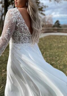 Stella York 7291 plus A-Line Wedding Dress