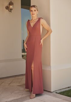 B2 Bridesmaids by Jasmine B253022 V-Neck Bridesmaid Dress