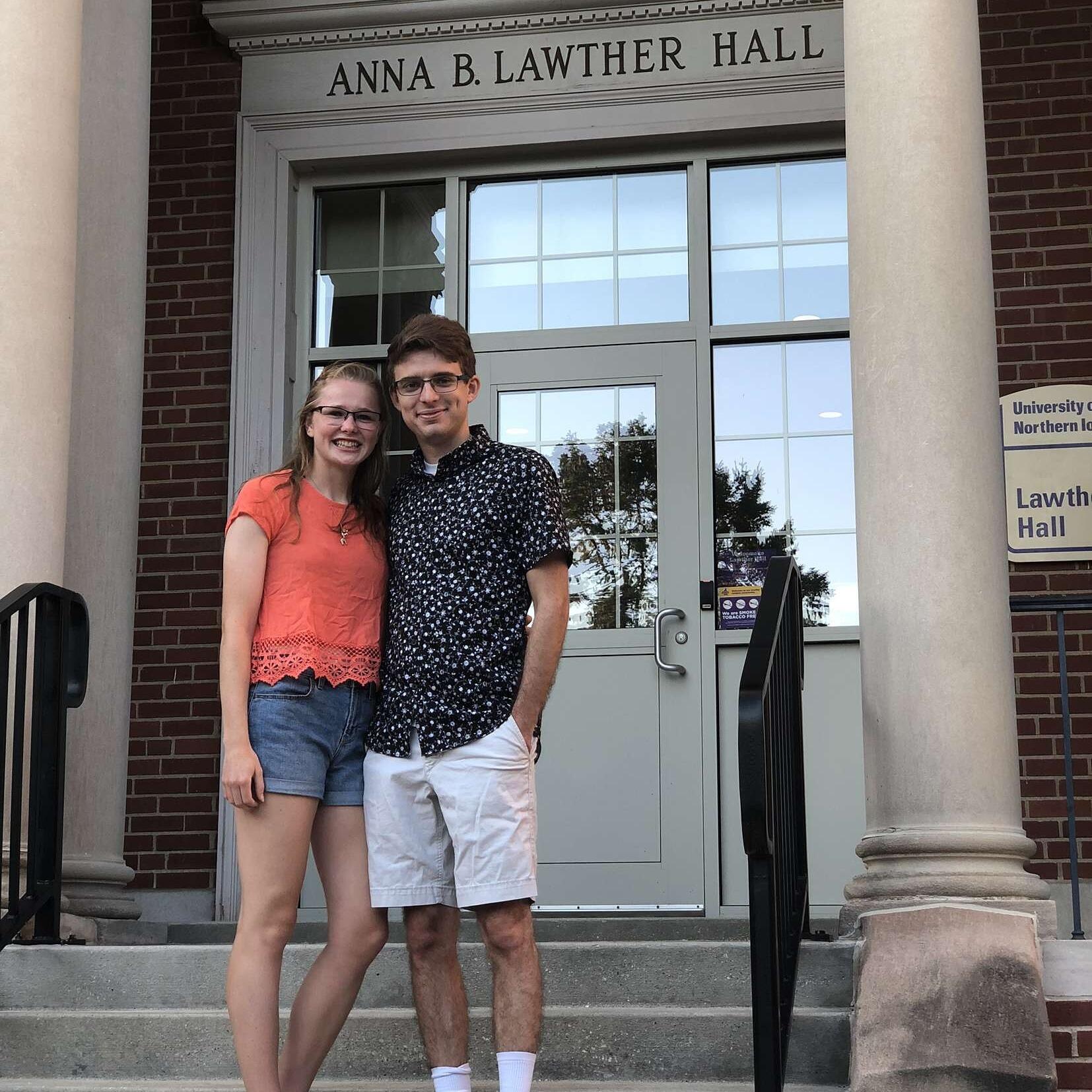 Hailey and Jared lived 2 floors apart during Jared's senior year of college.