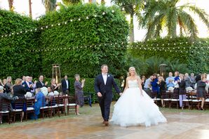 Lazaro Glamorous White Tulle Ball Gown