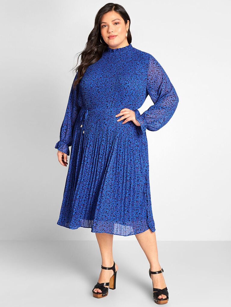 34 Elegant Wedding Guest Dresses With Sleeves