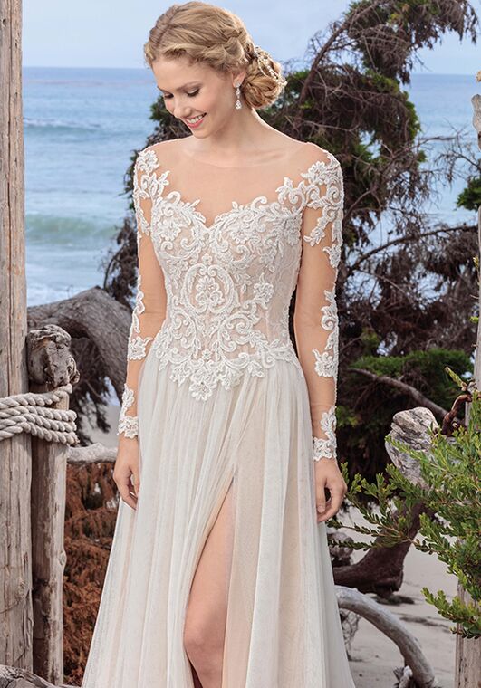 Beloved by Casablanca Bridal Style BL251 Misty A-Line Wedding Dress - 2