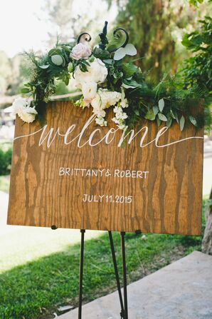 Hand-Painted Calligraphy Wooden Signs