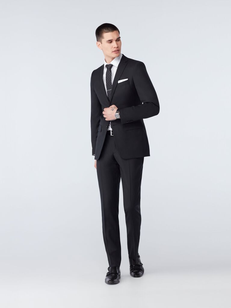 Suit for a rehearsal dinner by Indochino.