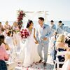 One Couple's Beach Wedding at Sunset Key Resort in the Florida Keys Packed With Pops of Fuchsia