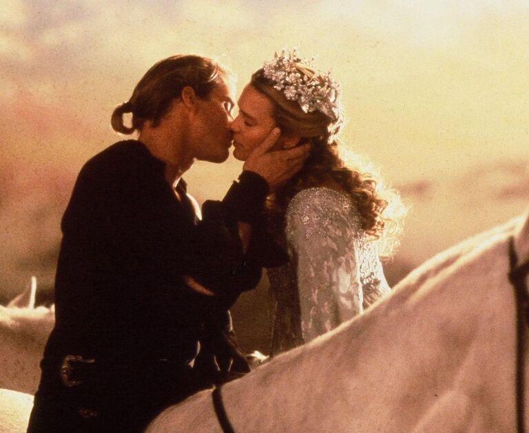 Buttercup's wedding dress in The Princess Bride