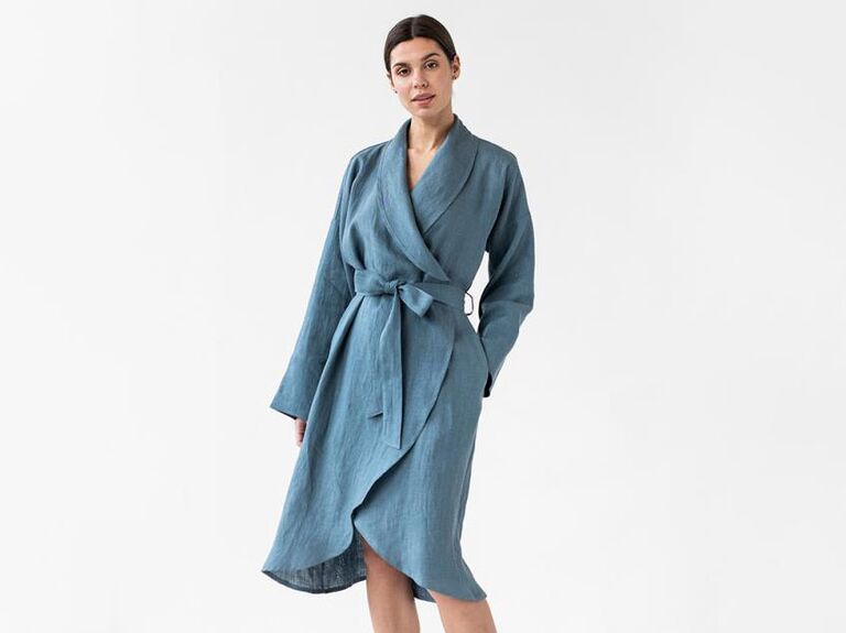 Comfy linen robe perfect mother-in-law gift