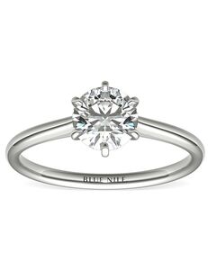 Blue Nile Round Cut Engagement Ring
