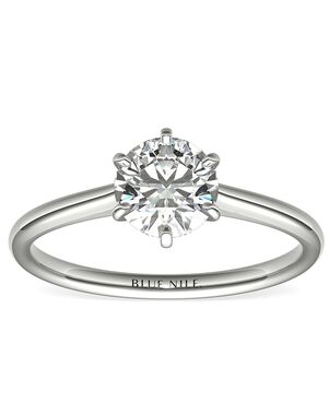 Blue Nile Round Cut Engagement Ring