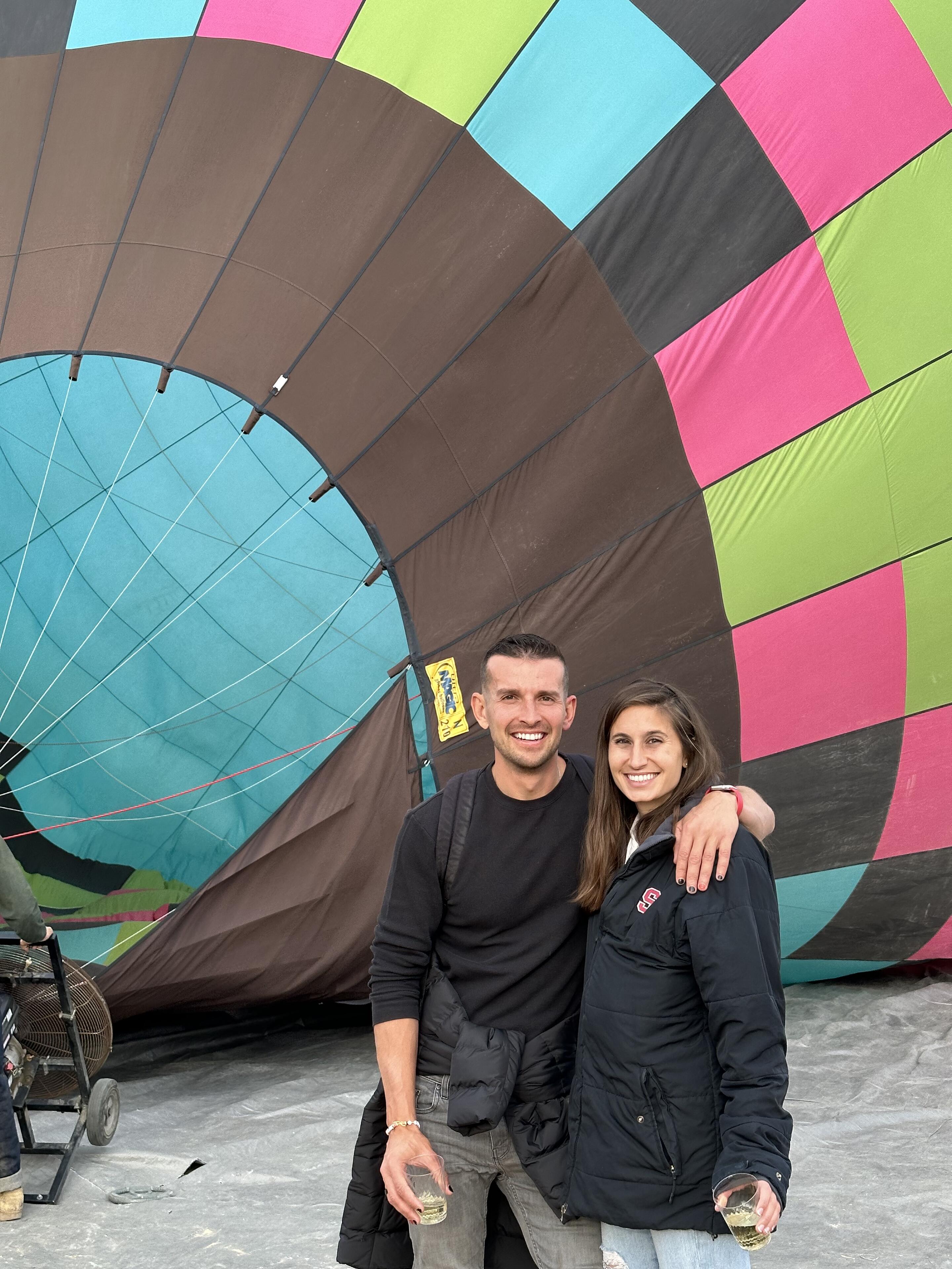 Second year anniversary in San Diego and Lauren’s first ride in a hot air balloon! (Also the first time Lauren thought Cameron was going to propose)