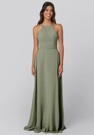 halter bridesmaid dress