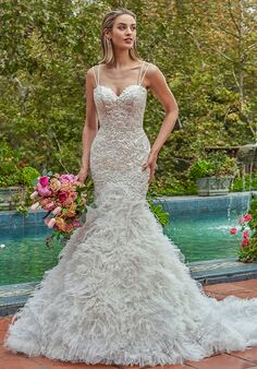 Jasmine Couture CHANDLER T242072 Fit-and-Flare Wedding Dress