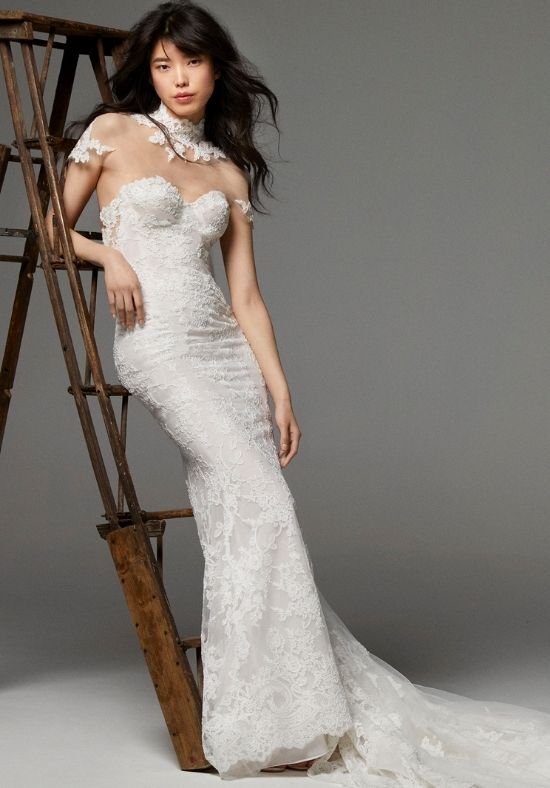 INES DI SANTO Spring 2023 - Estefania Trumpet Wedding Dress - 1