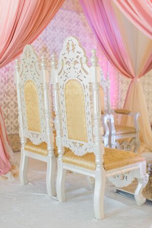 Glam Gold Mandap Chairs