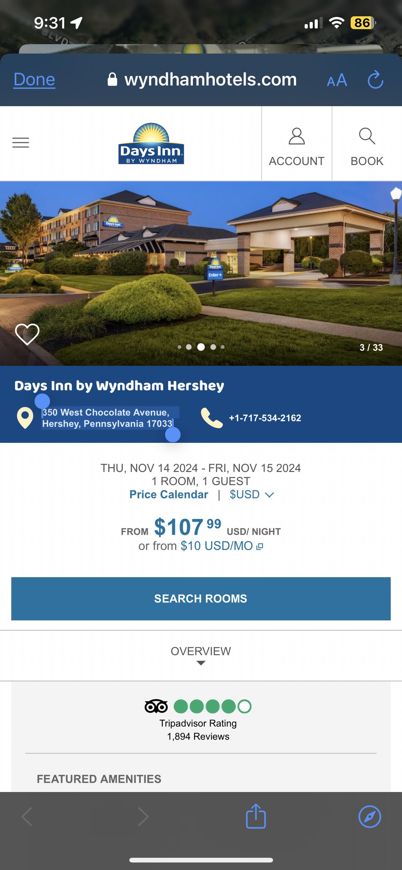 Picture of Days Inn by Wyndham Hershey