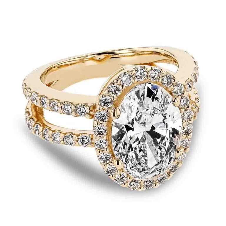 Coco Split Shank Engagement Ring