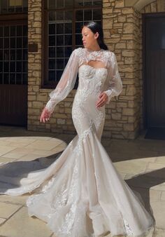 Martina Liana Luxe LE1178 Fit-and-Flare Wedding Dress