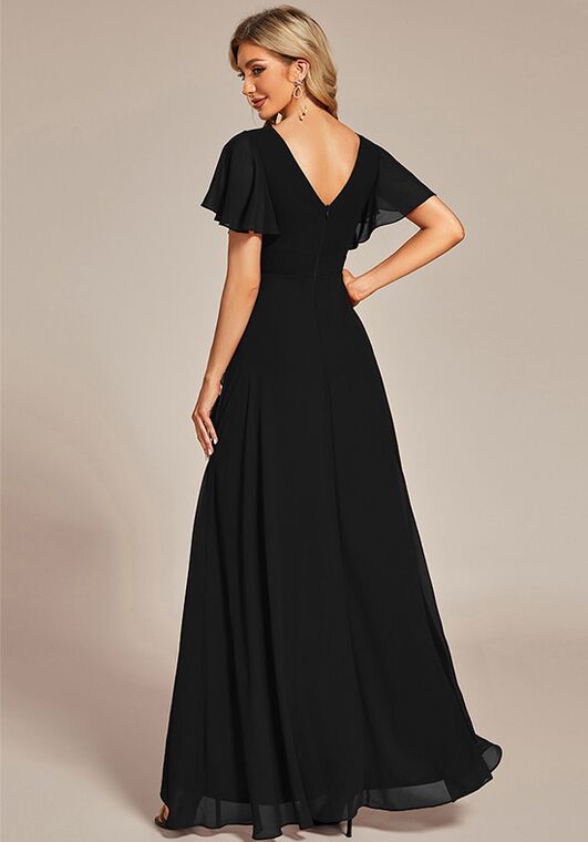Ever-Pretty ES01749 V-Neck and Plunge Bridesmaid Dress - 2
