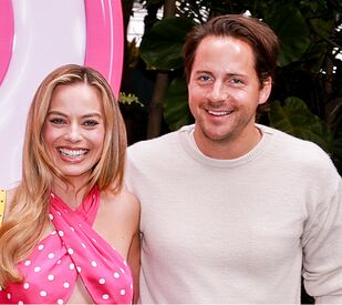 Margot Robbie and husband Tom Ackerley at Barbie red carpet