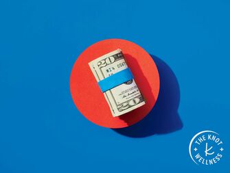 Roll of money in circle