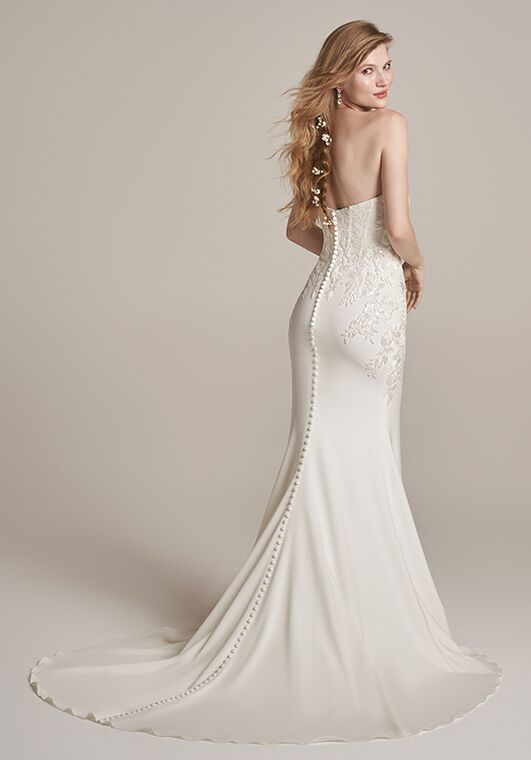Rebecca Ingram LILY LYNETTE Sheath Wedding Dress - 3