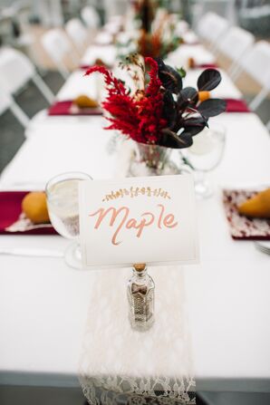 Natural Tree-Inspired Table Names
