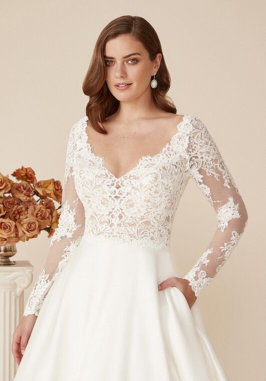 Justin Alexander Dara Ball Gown Wedding Dress - 2