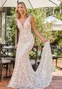 Jasmine Couture Celine Fit-and-Flare Wedding Dress - thumbnail - 2