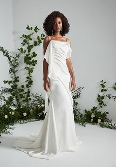 THEIA SAFFRON Fit-and-Flare Wedding Dress