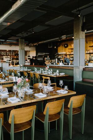 Casual Reception at Trust Restaurant in San Diego