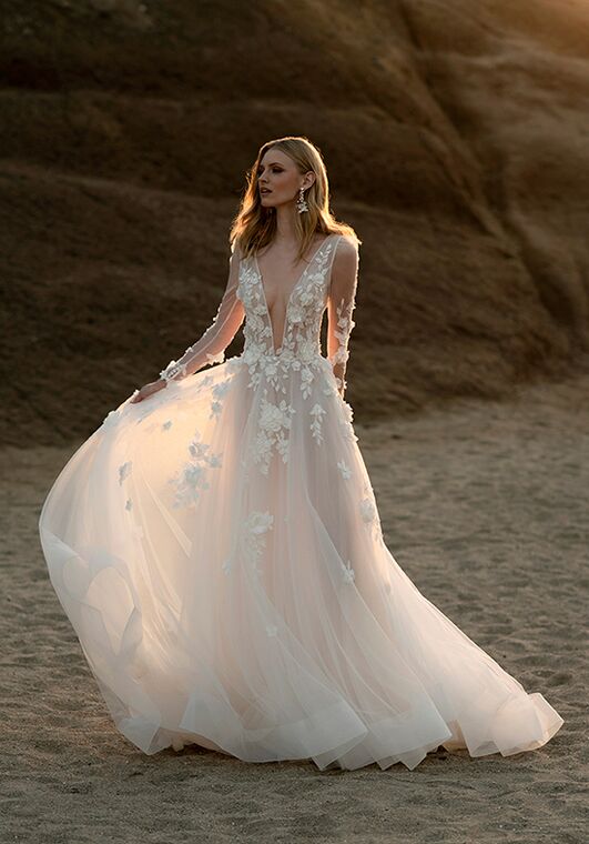 Abella Lina A-Line Wedding Dress - 2