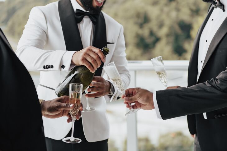 Champagne Toast at Wedding
