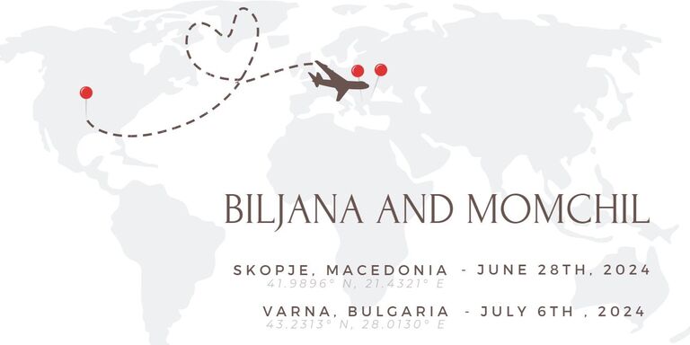 Biljana & Momchil Home Page Banner