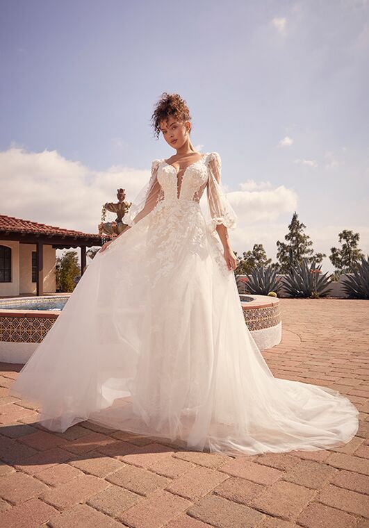 Beloved by Casablanca Bridal BL434 Fit-and-Flare Wedding Dress - 2