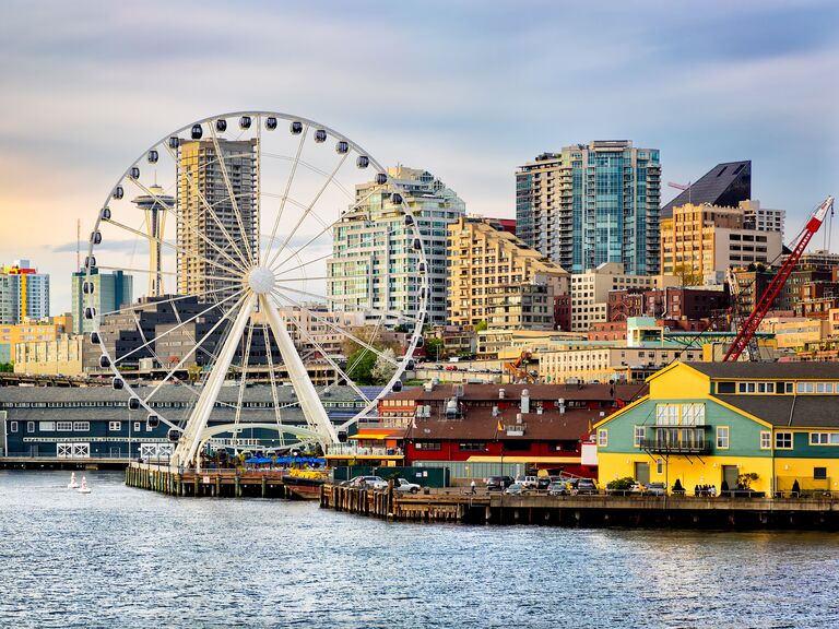 Seattle waterfront and skyline