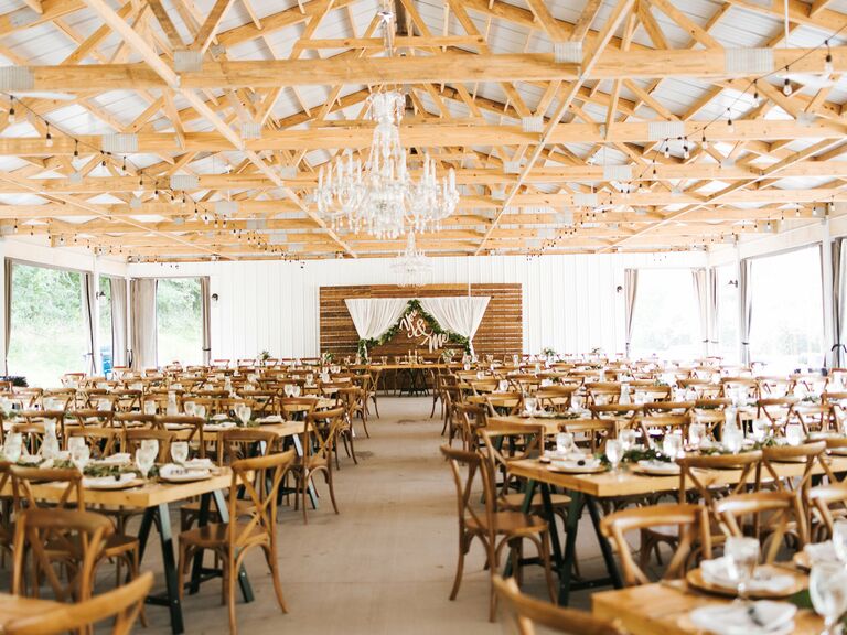 Barn wedding venue in Red Wing, Minnesota.