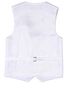 Perry Ellis "Noah" Kids White Suit (5-Piece Set) Flower Girl Dress and Ring Bearer Outfit - thumbnail - 2