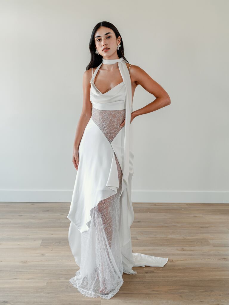 Deconstructed dress trend 2024, willowby wedding dress 