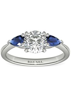 Blue Nile Round Cut Engagement Ring