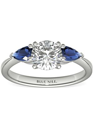 Blue Nile Round Cut Engagement Ring